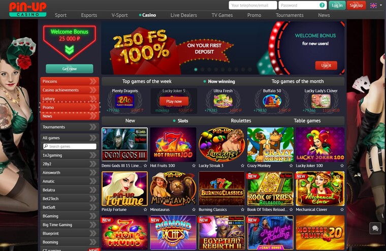 pin up casino online game